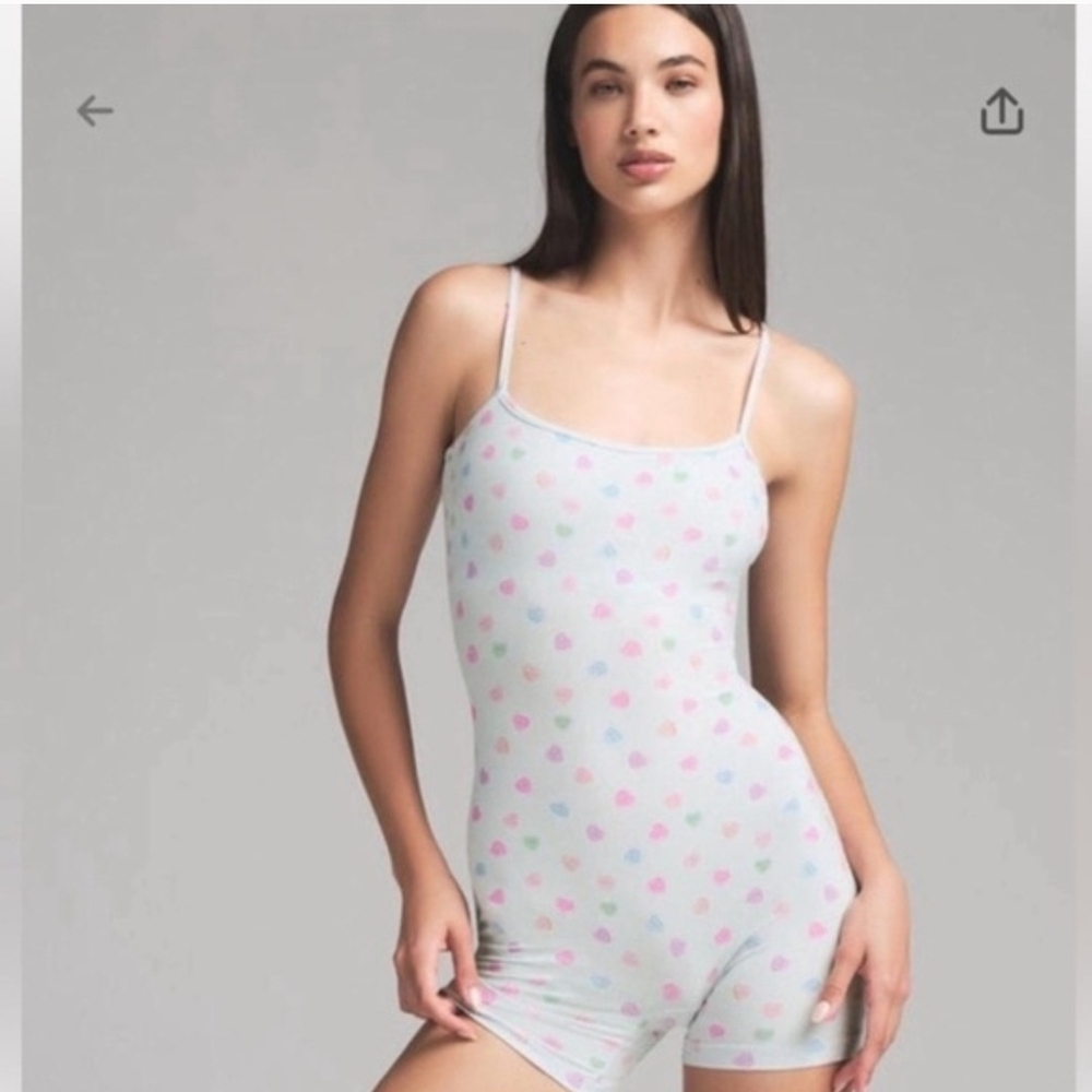 Women's SKIMS Heart Print Bodysuit